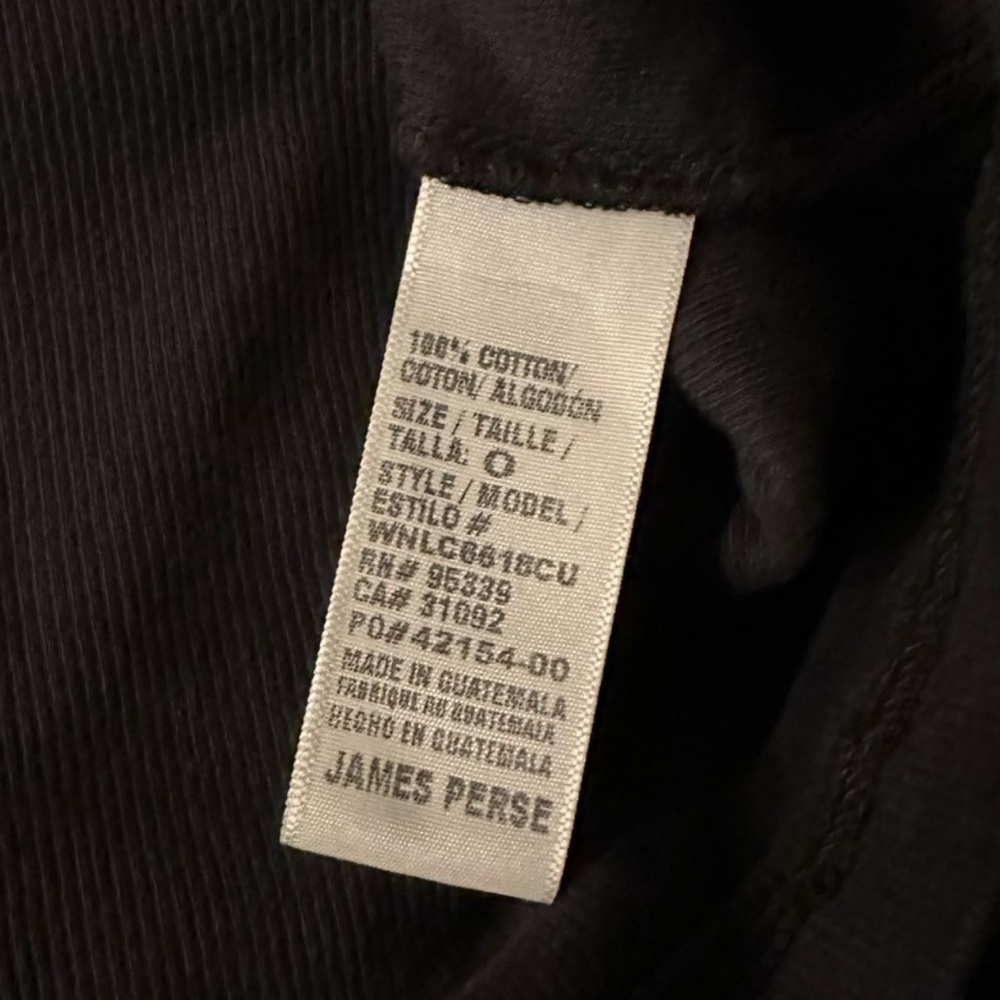 James Perse Tee Shirt Dress in Black- XS. - Picture 6 of 6
